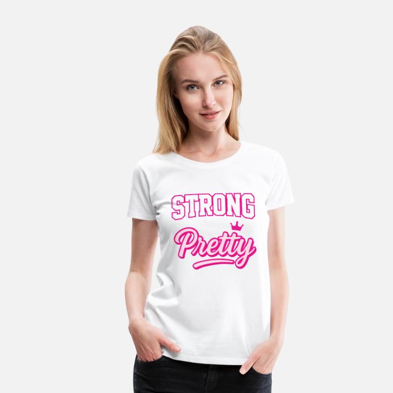 Strong and Pretty T-Shirt – Bold Feminine Design