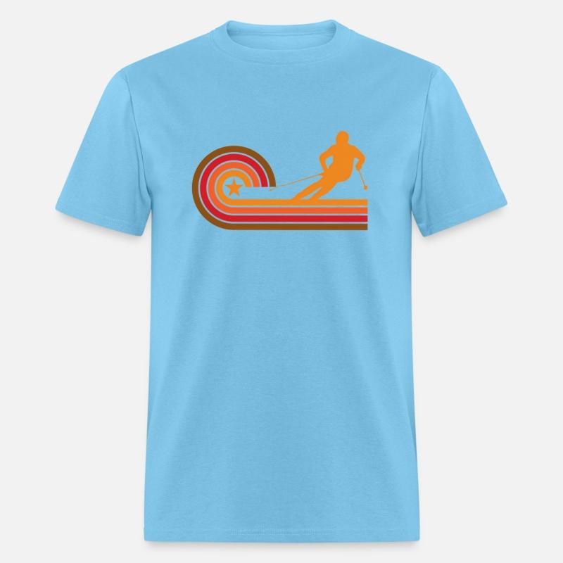 Style Downhill Skier Skiing