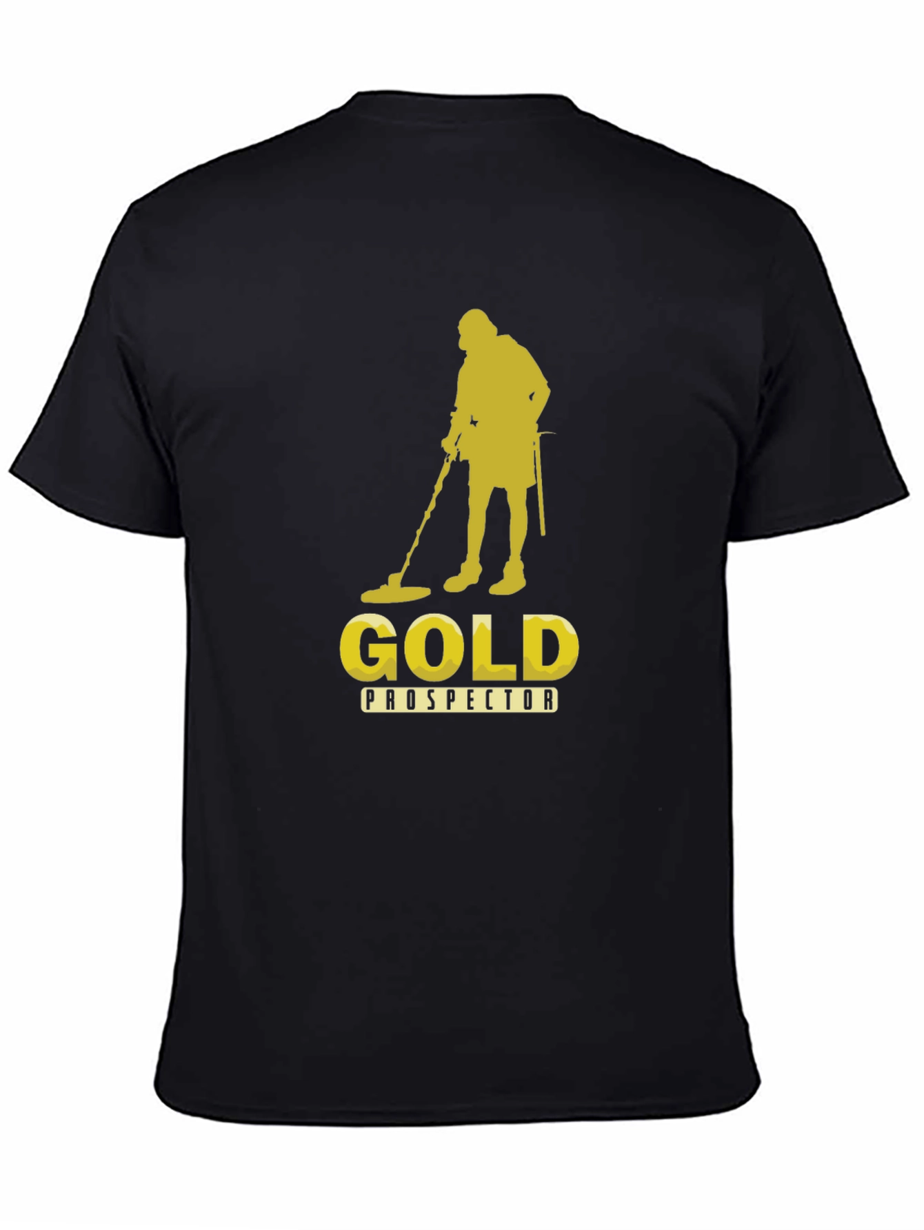 Gold Prospector T-Shirt - Black Metal Detecting