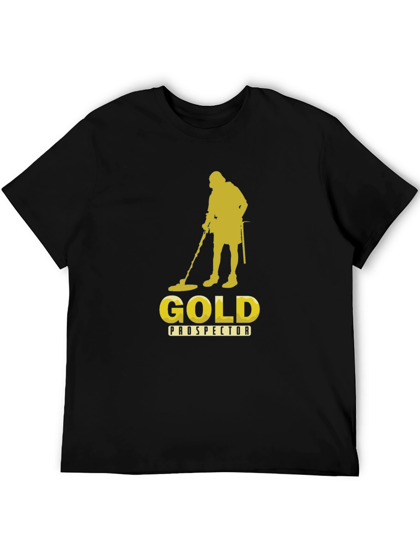 Gold Prospector T-Shirt - Black Metal Detecting