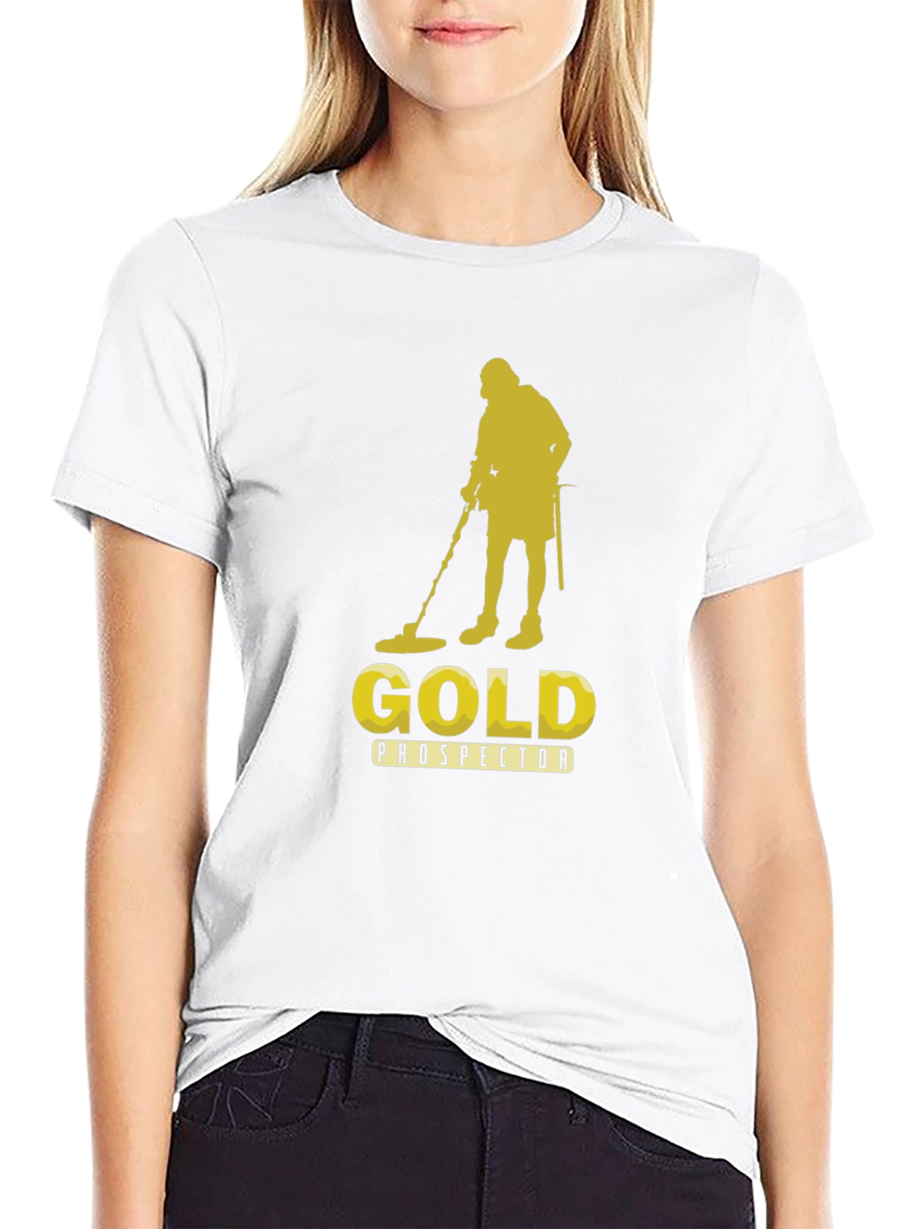 Gold Prospector T-Shirt - Black Metal Detecting