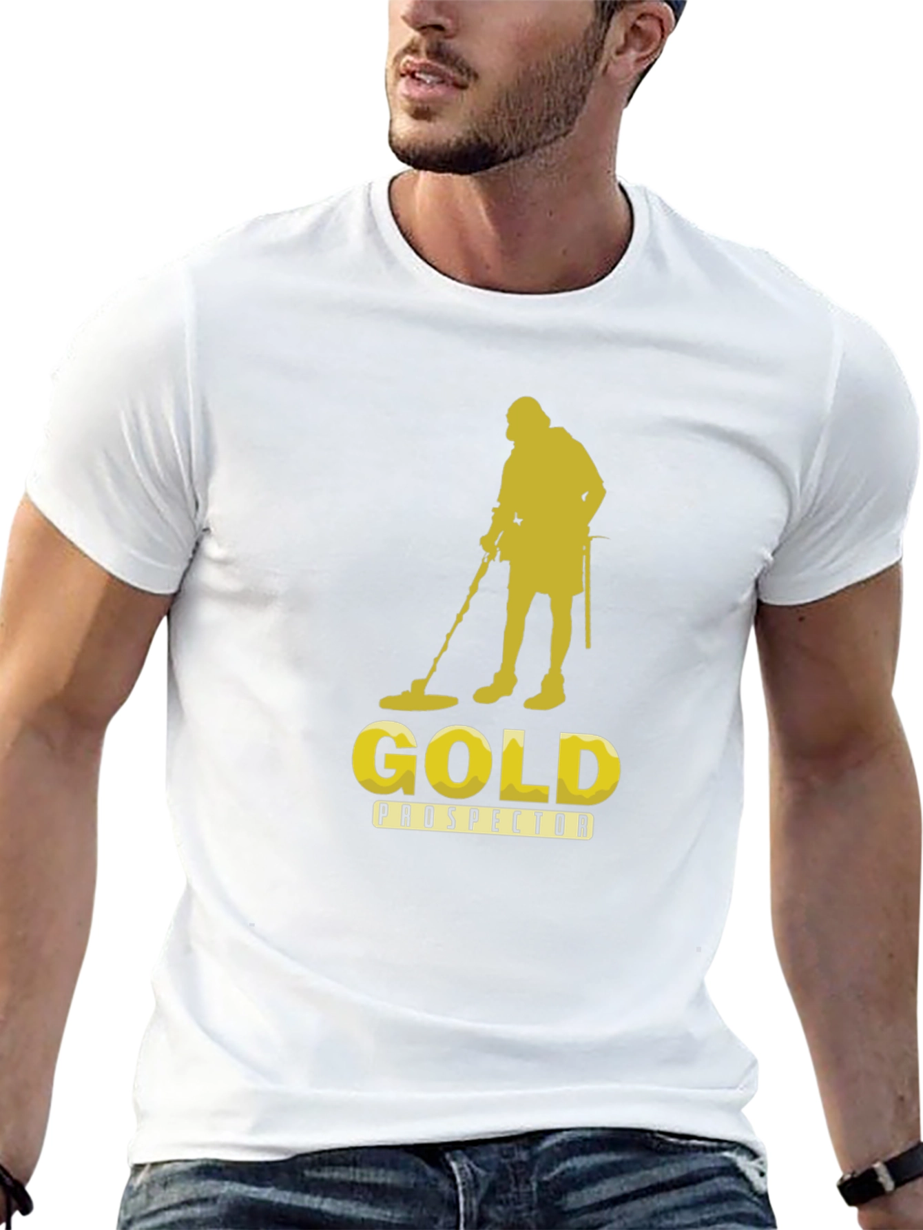 Gold Prospector T-Shirt - Black Metal Detecting