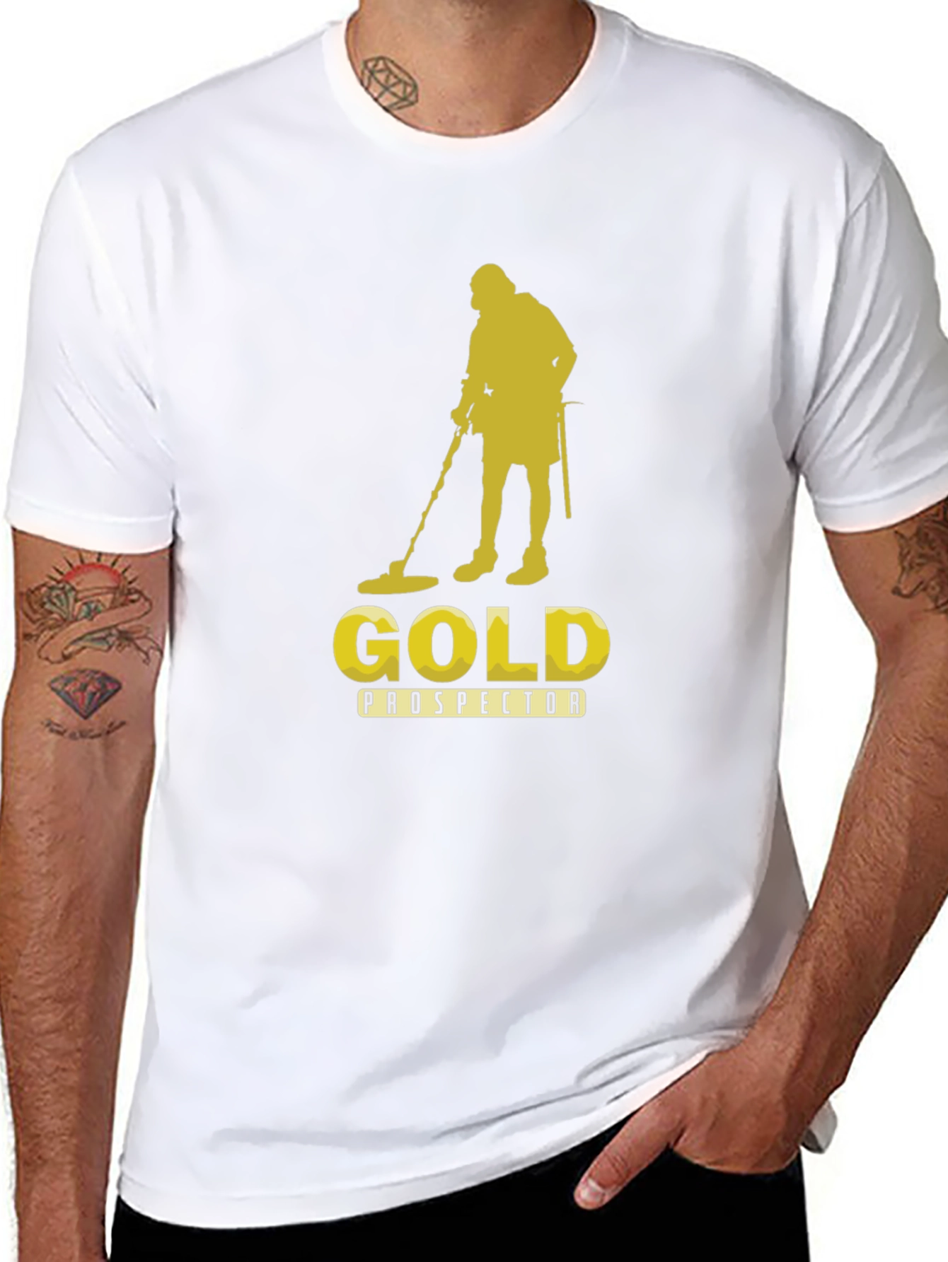 Gold Prospector T-Shirt - Black Metal Detecting