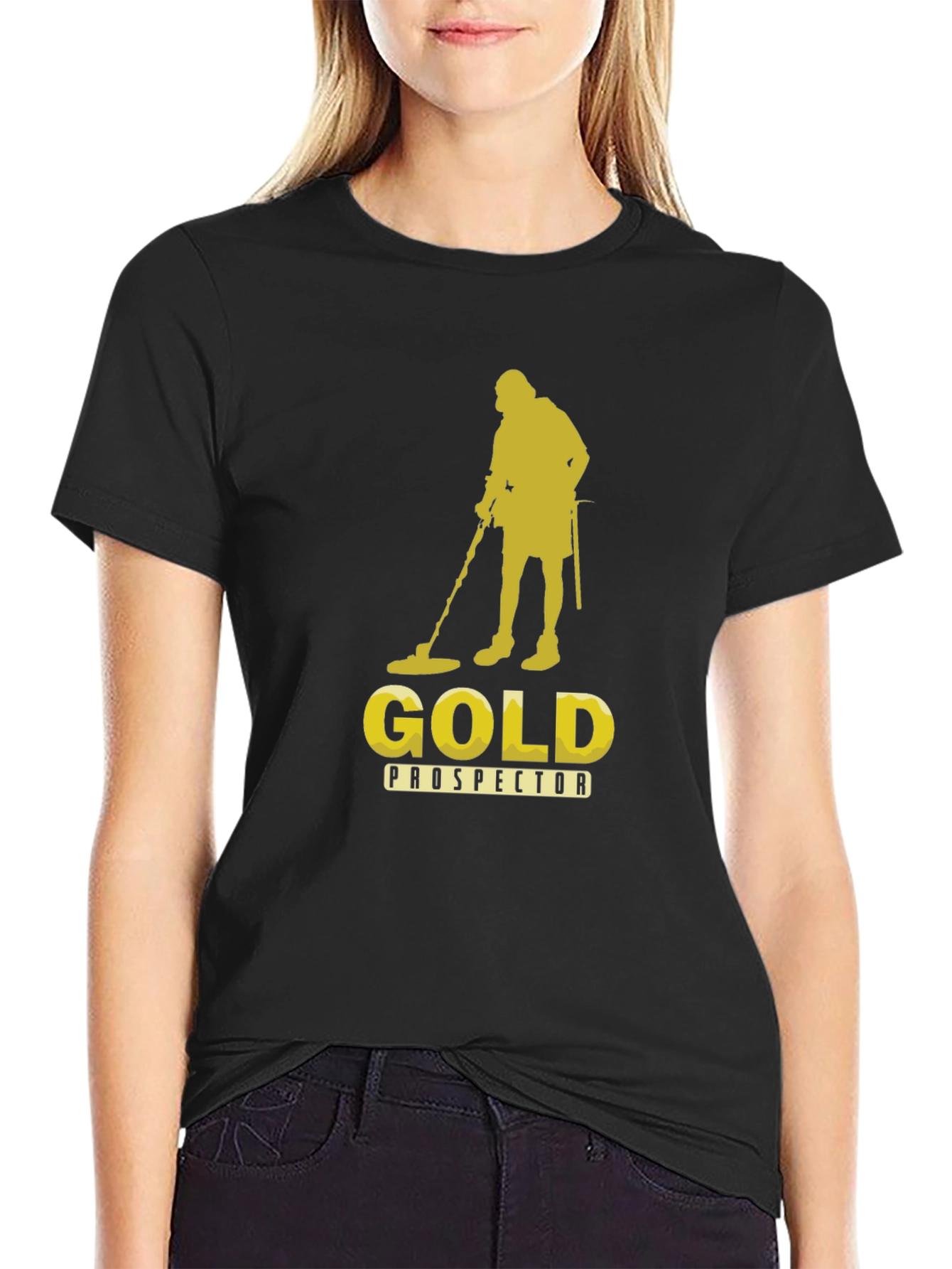 Gold Prospector T-Shirt - Black Metal Detecting