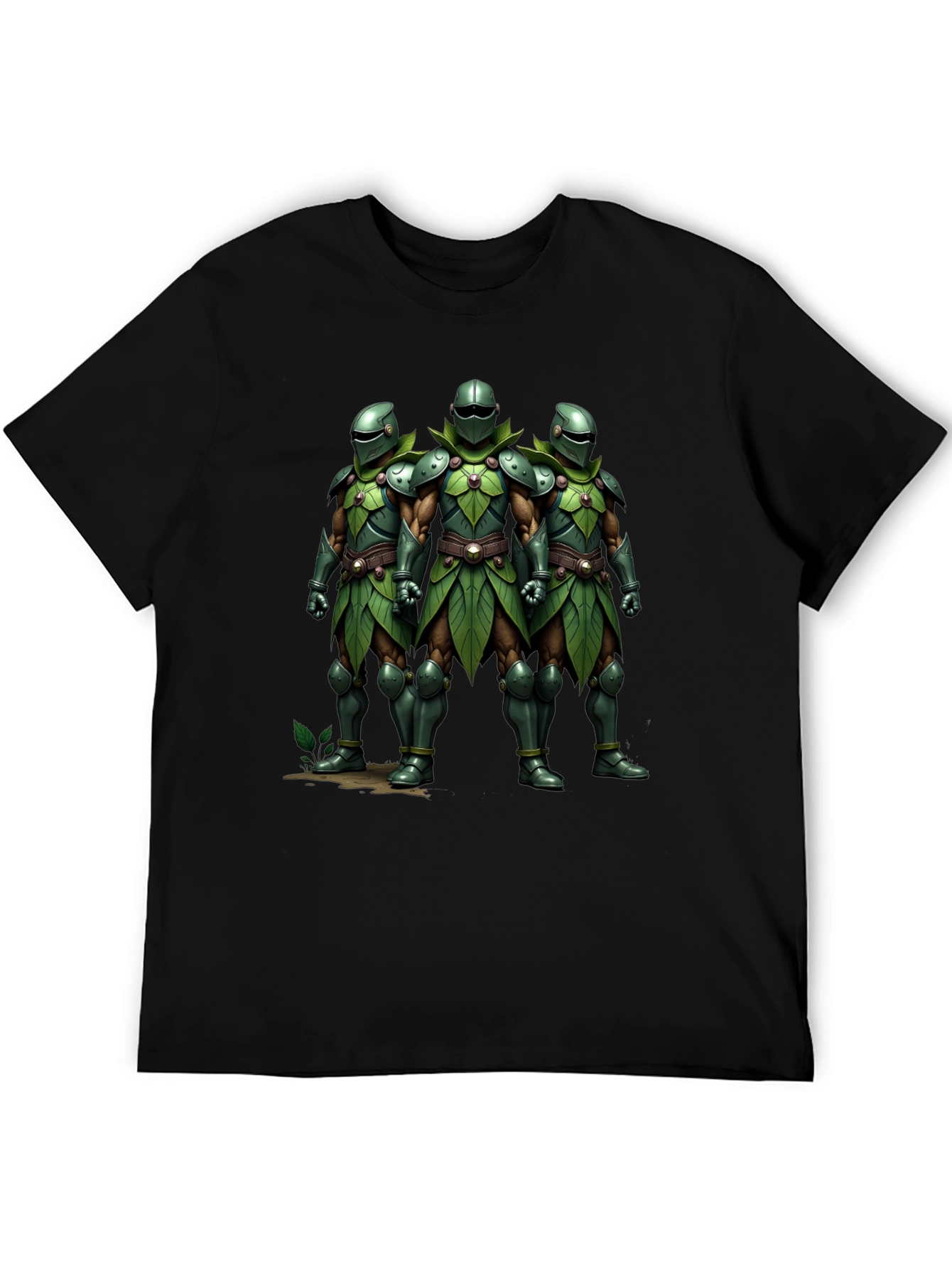 Leaf Knight T-Shirt - Nature Warrior Tee