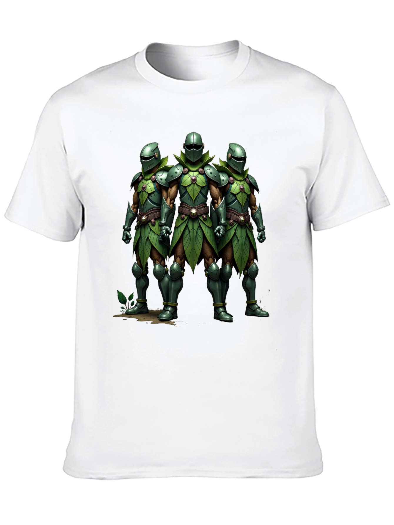 Leaf Knight T-Shirt - Nature Warrior Tee