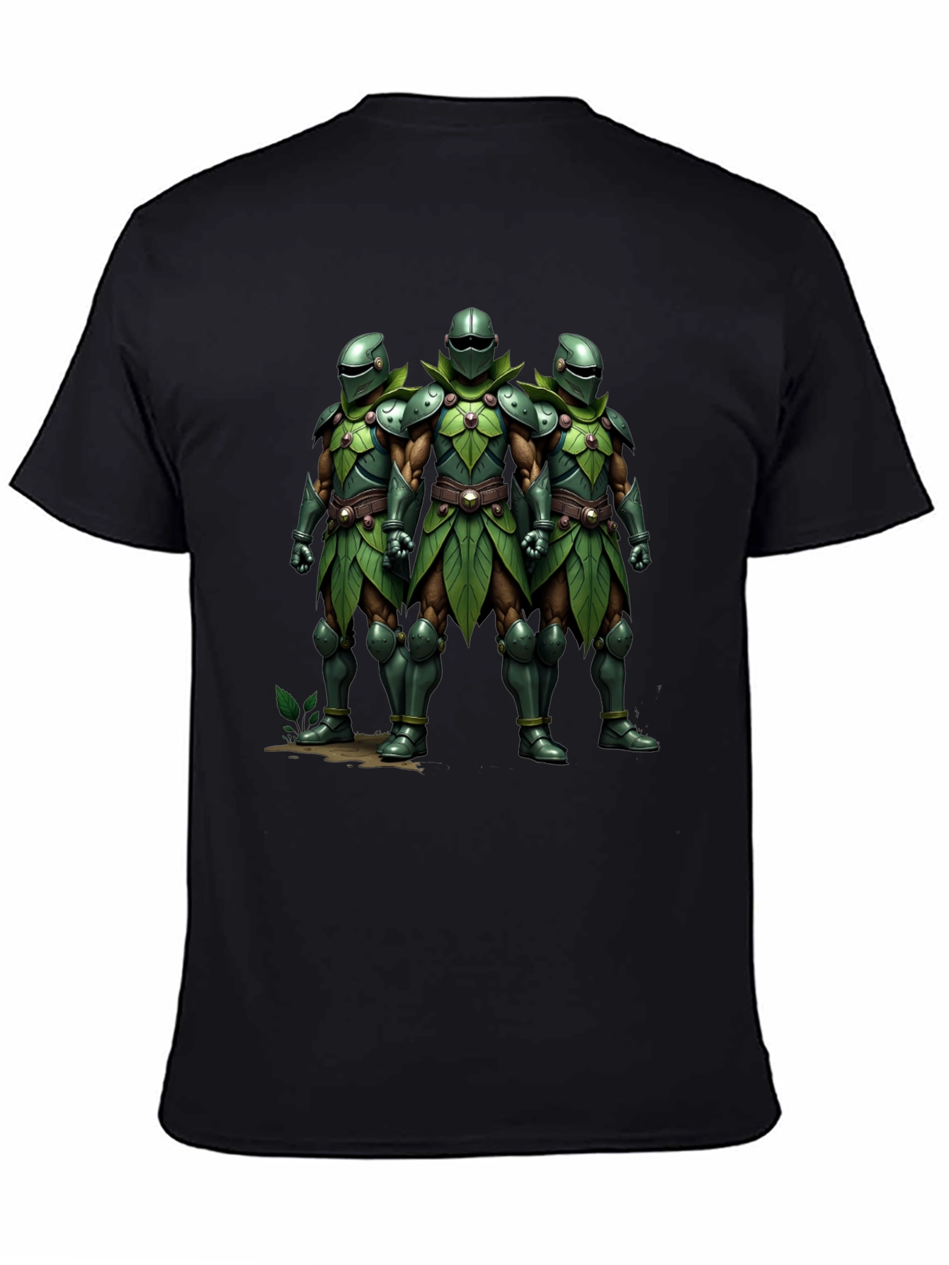 Leaf Knight T-Shirt - Nature Warrior Tee