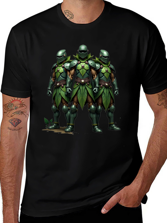Leaf Knight T-Shirt - Nature Warrior Tee