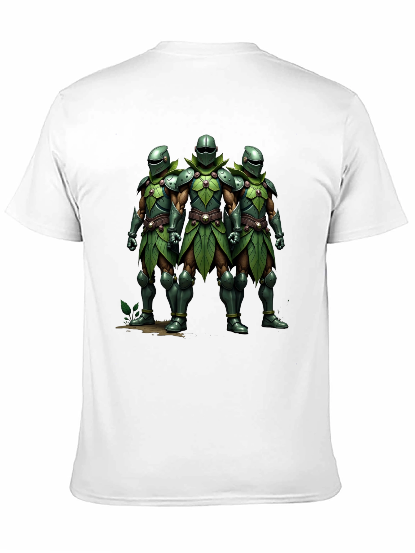 Leaf Knight T-Shirt - Nature Warrior Tee