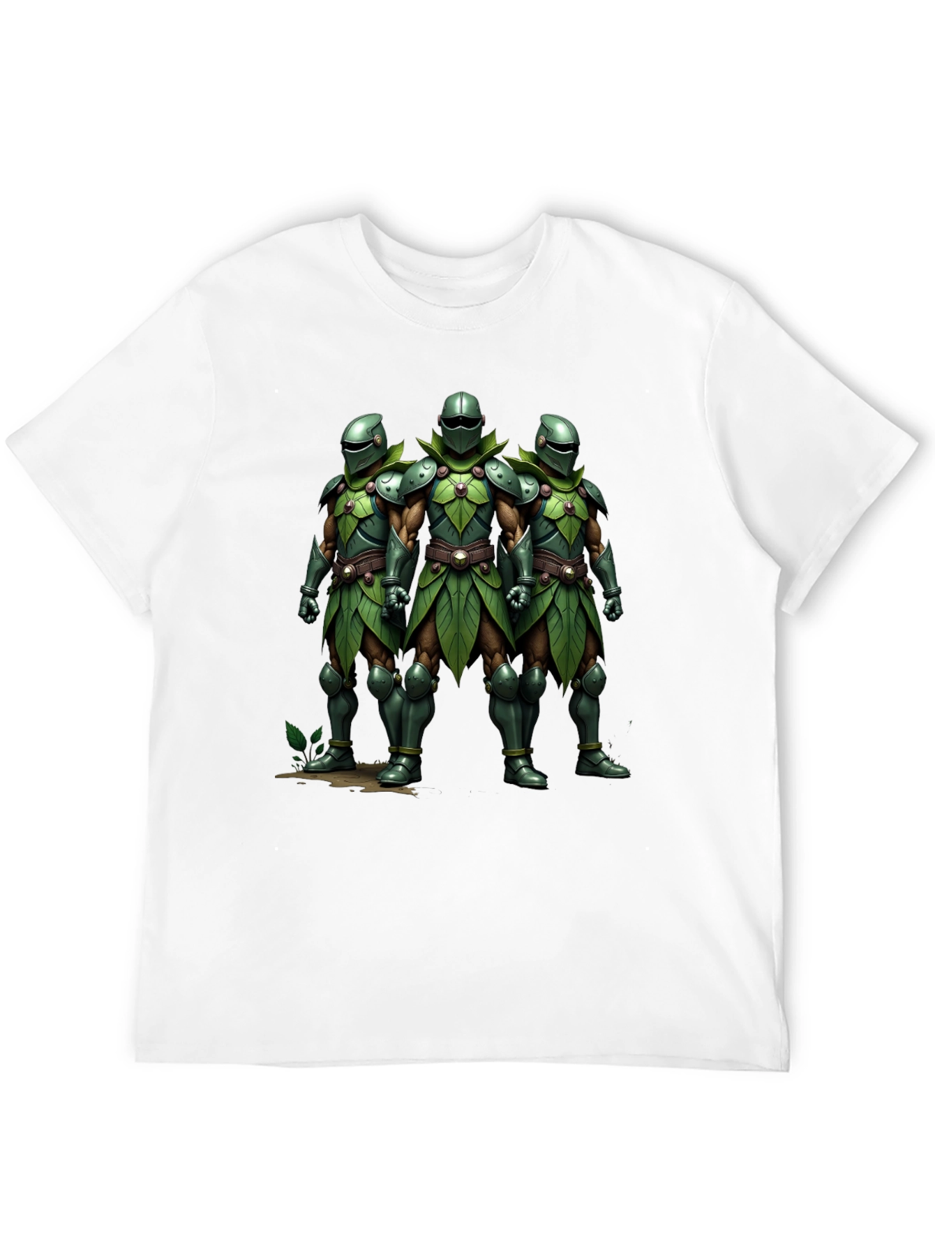 Leaf Knight T-Shirt - Nature Warrior Tee