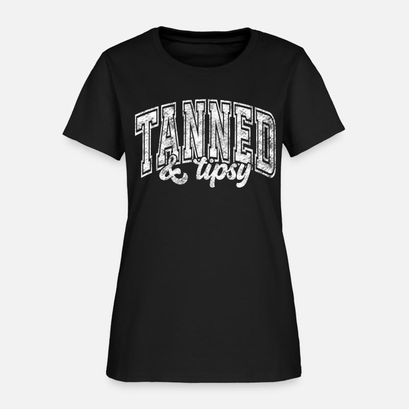 Summer Vacation Tanned and Tipsy Varsity Summer