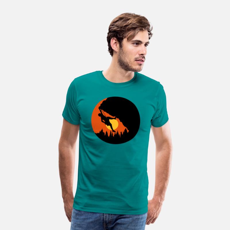 sun evening climbing silhouette