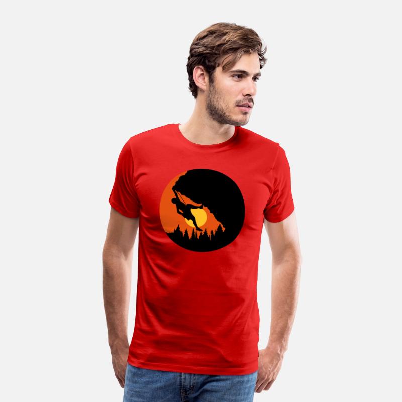 sun evening climbing silhouette