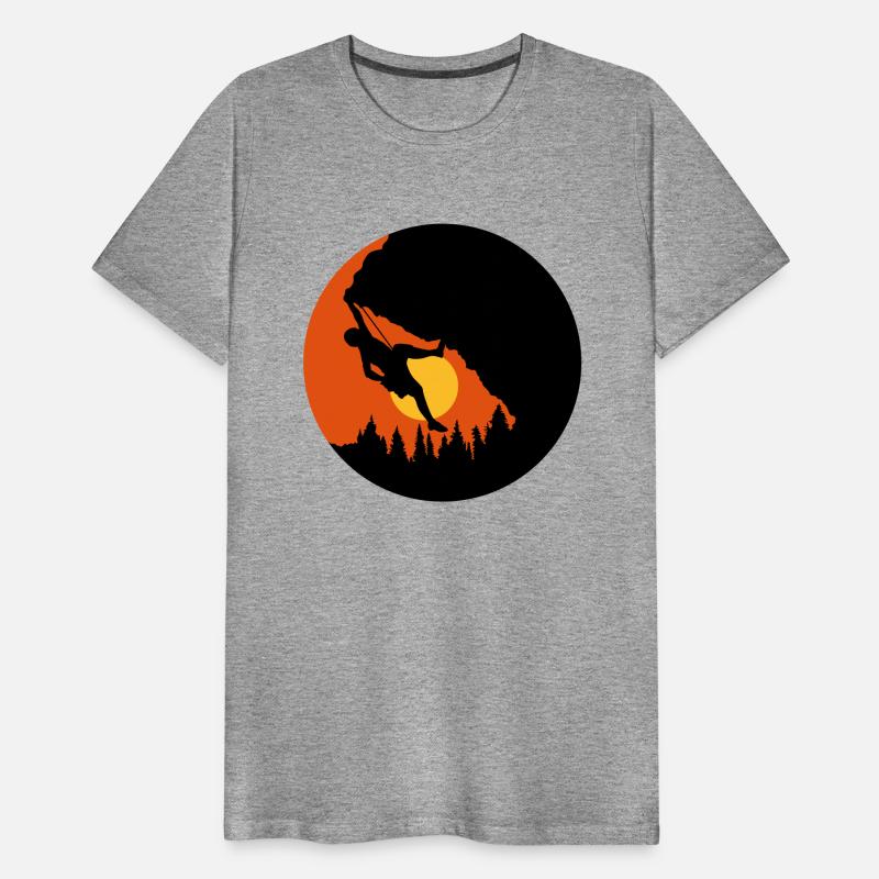 sun evening climbing silhouette