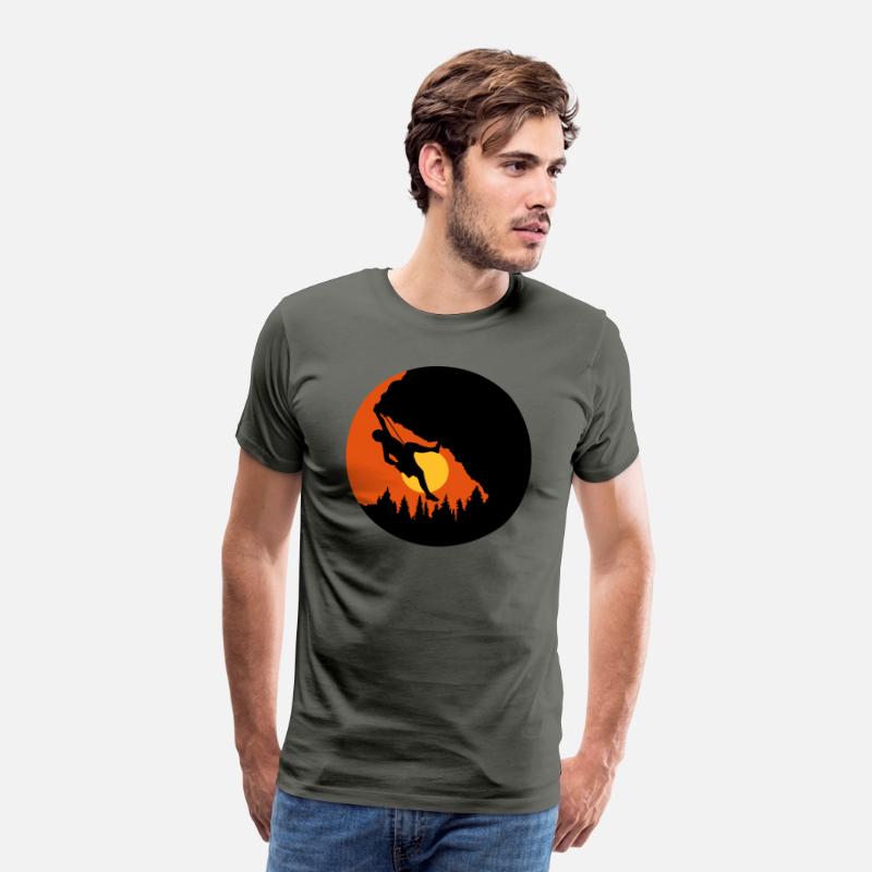 sun evening climbing silhouette