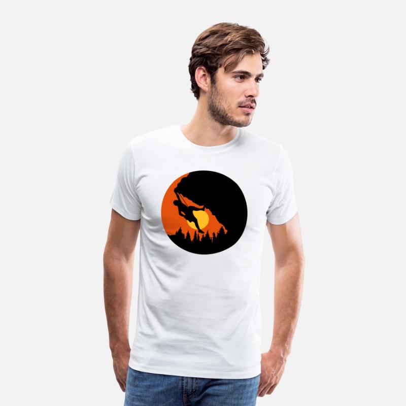 sun evening climbing silhouette