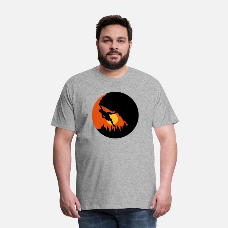 sun evening climbing silhouette