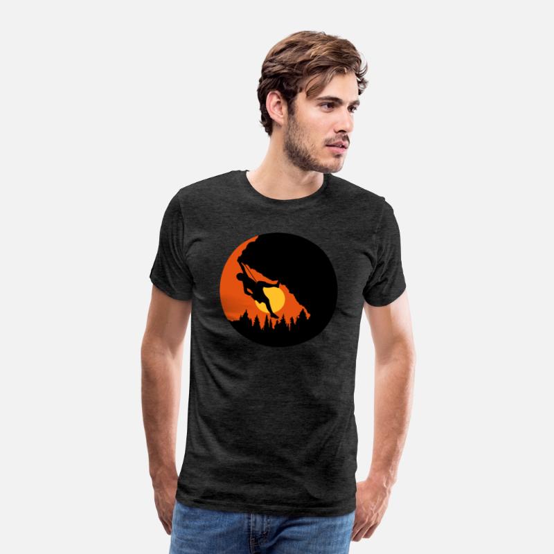 sun evening climbing silhouette