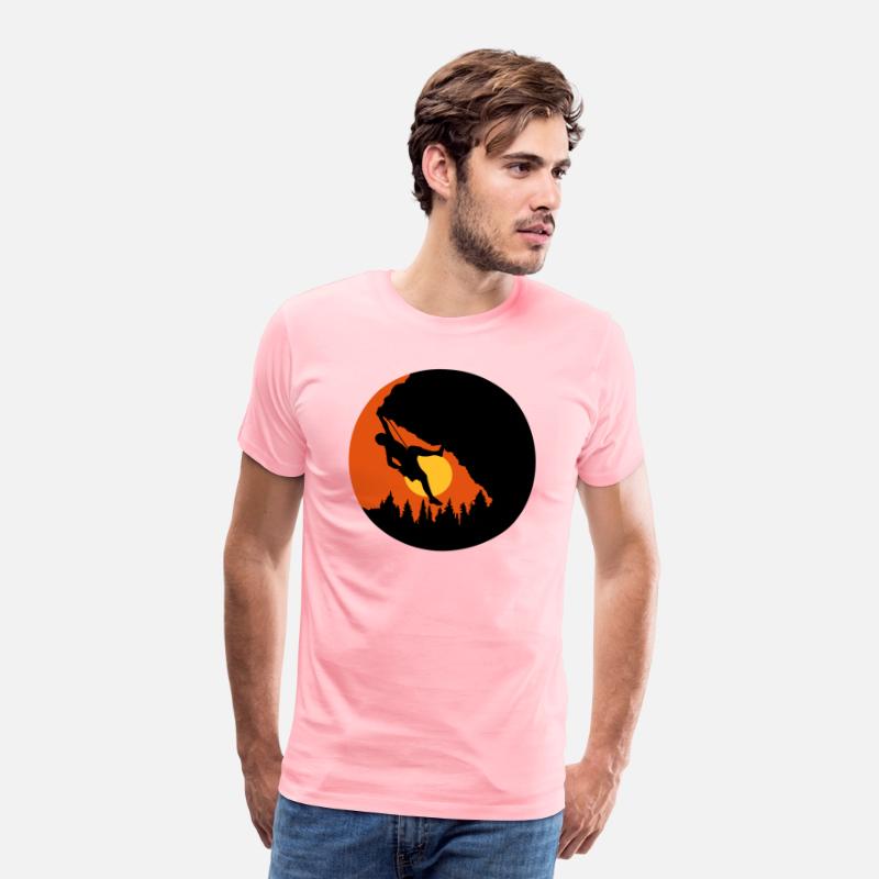 sun evening climbing silhouette