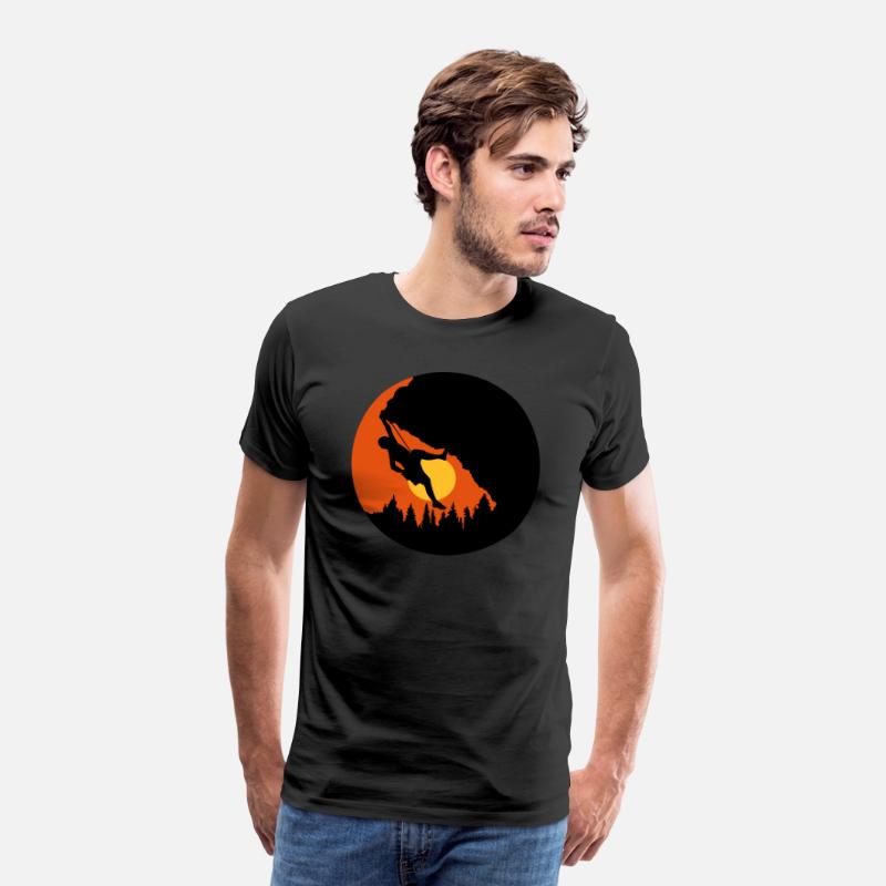 sun evening climbing silhouette