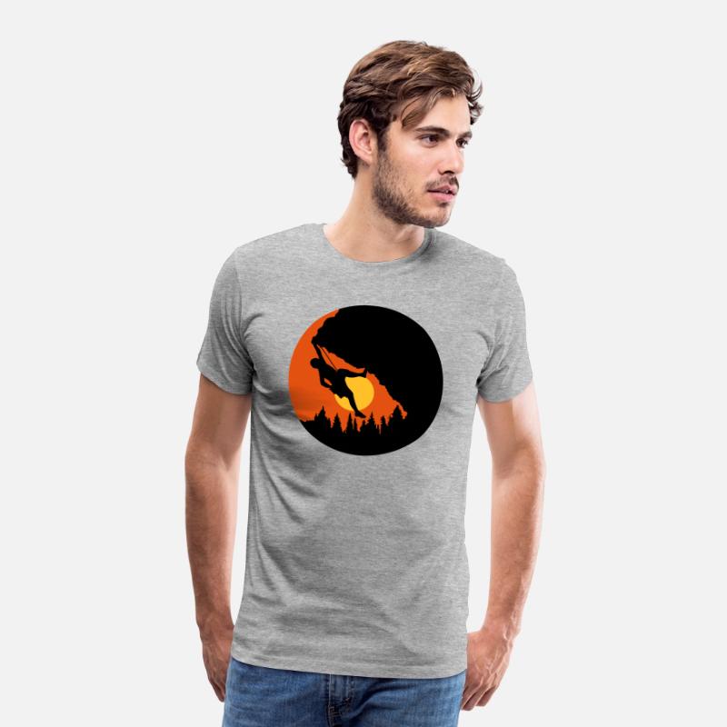 sun evening climbing silhouette