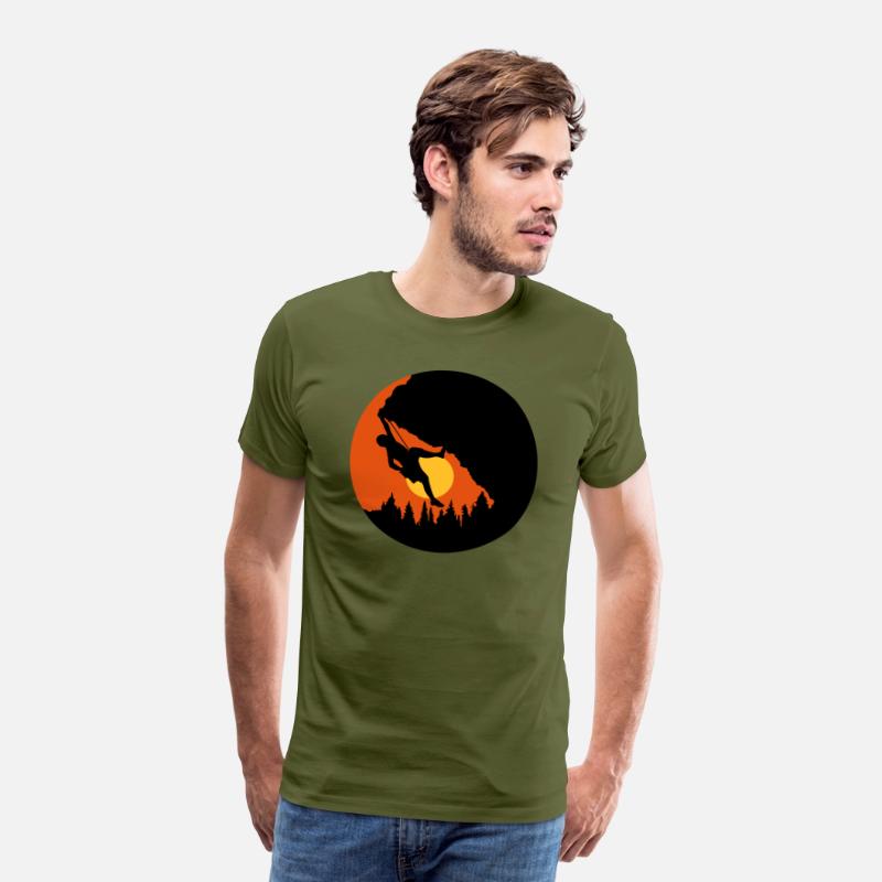 sun evening climbing silhouette