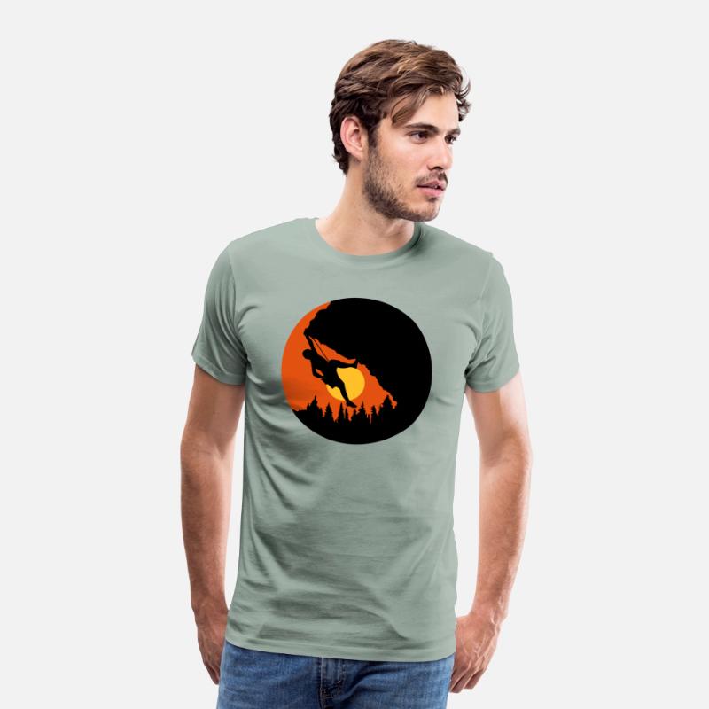 sun evening climbing silhouette