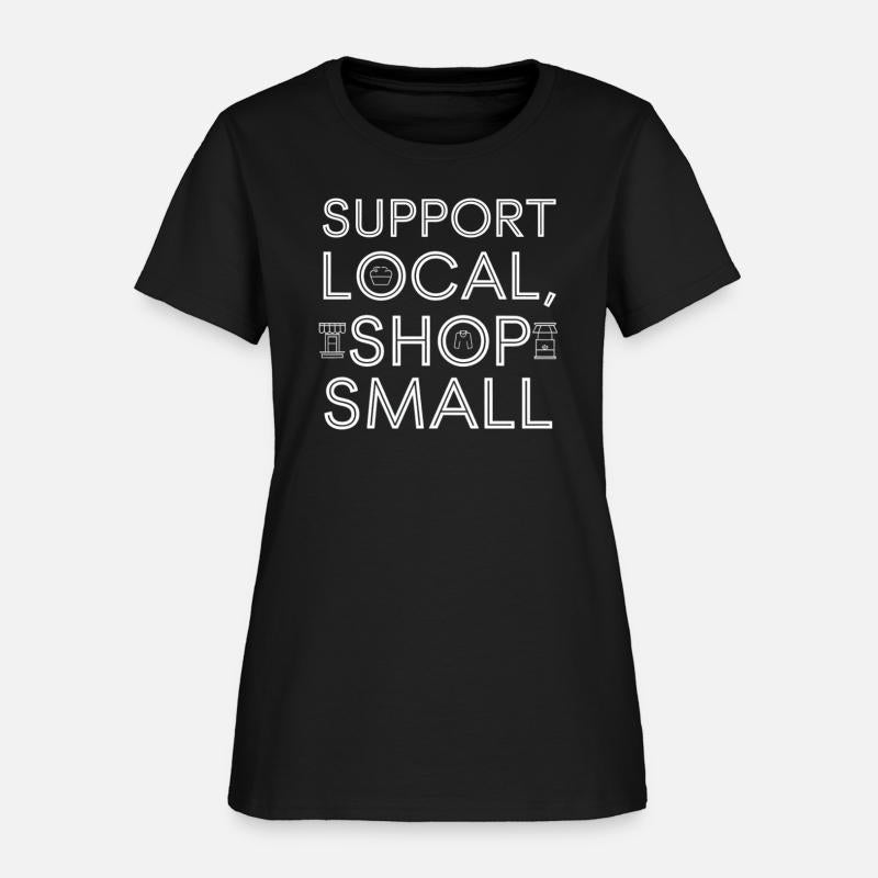 Support Local Shop Small Minimalist Fun