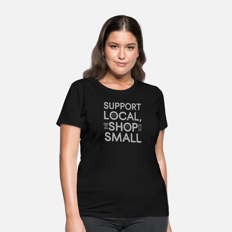 Support Local Shop Small Minimalist Fun