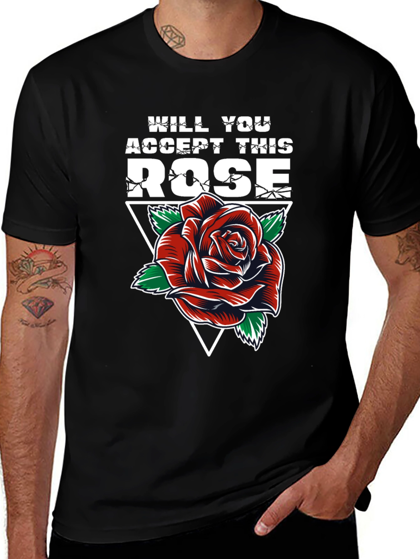 Will You Accept This Rose Graphic Tee