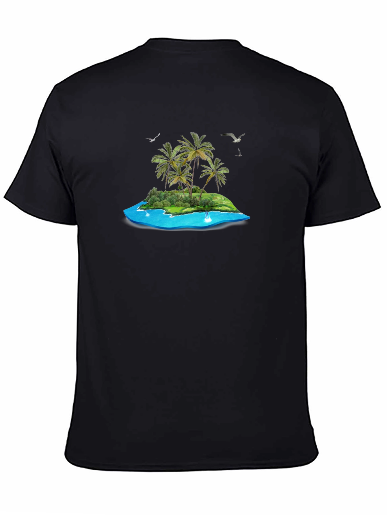 Tropical Island Graphic T-Shirt
