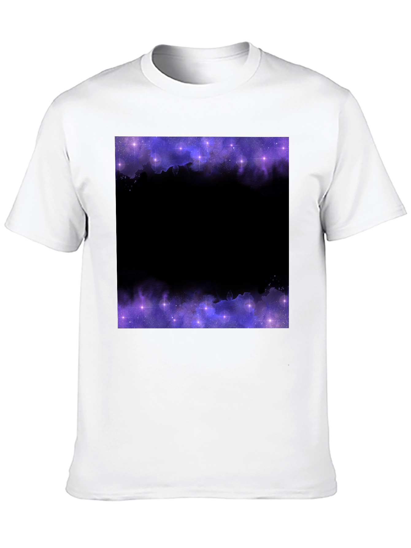 Galaxy Print Black T-Shirt