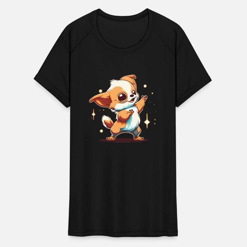 Sweet little cute cartoon chihuahua dubbing