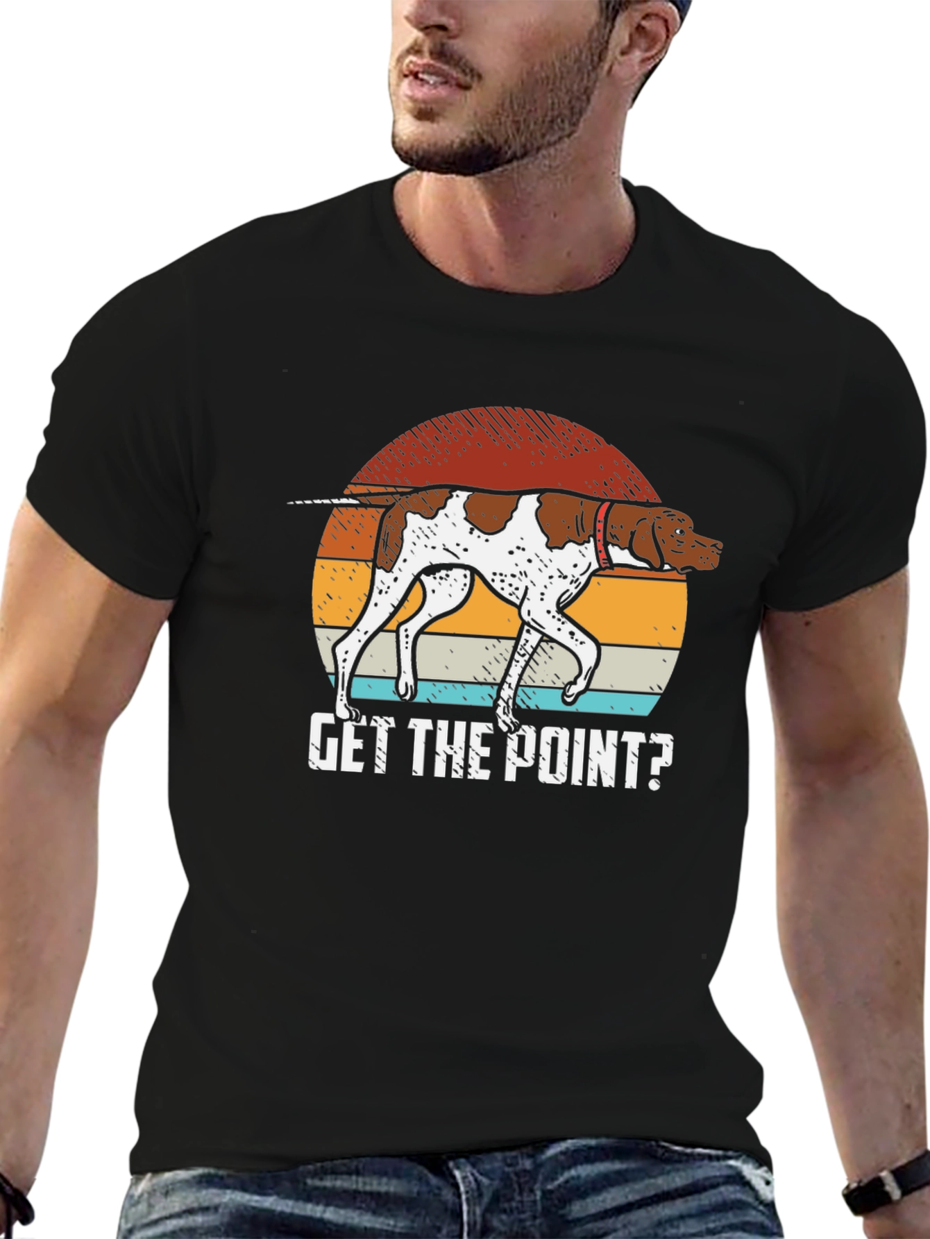Get the Point? Dog Graphic Tee