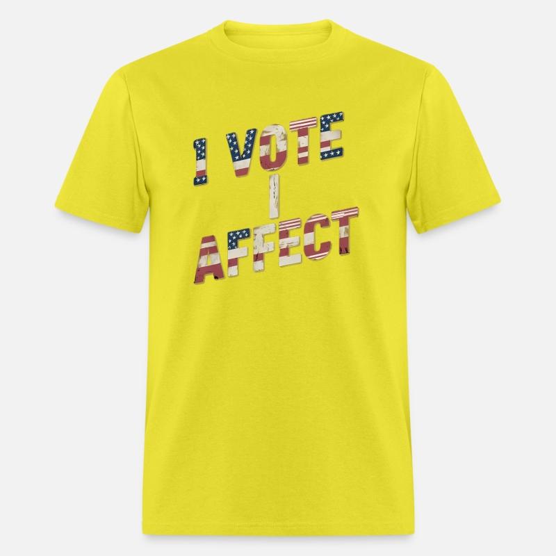 T shirt vote affect