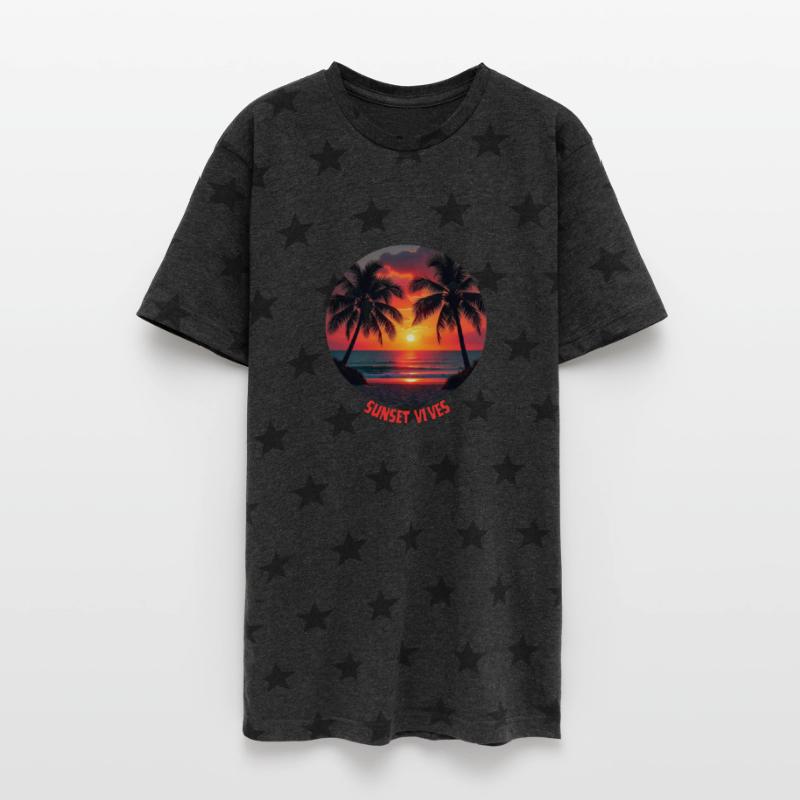 T-shirt With Sunset Vibes Paradise
