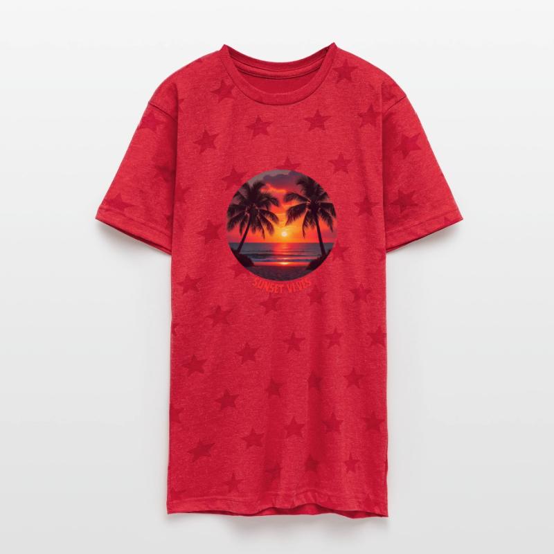 T-shirt With Sunset Vibes Paradise