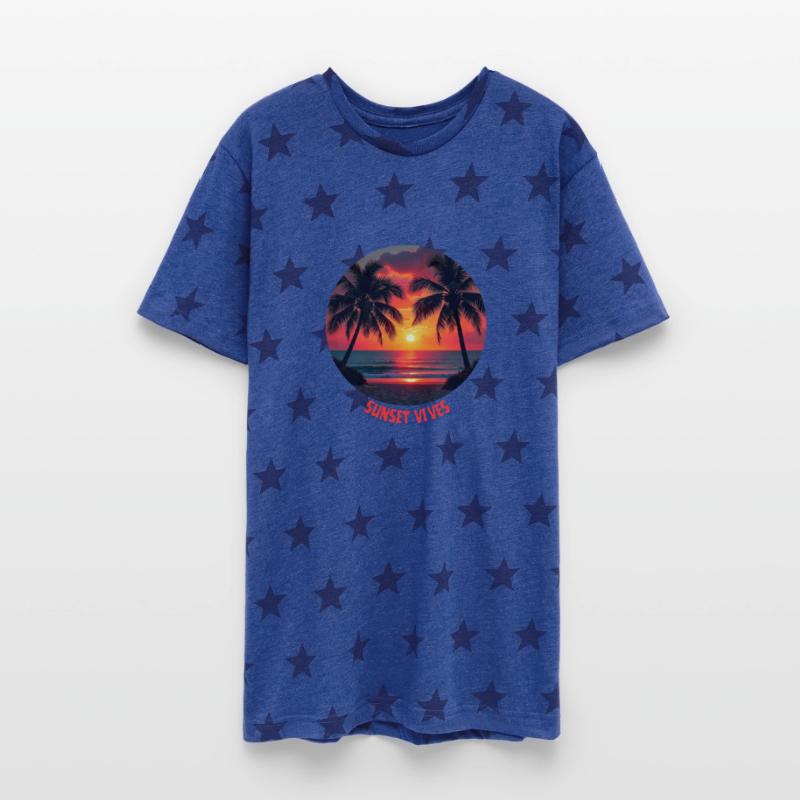 T-shirt With Sunset Vibes Paradise