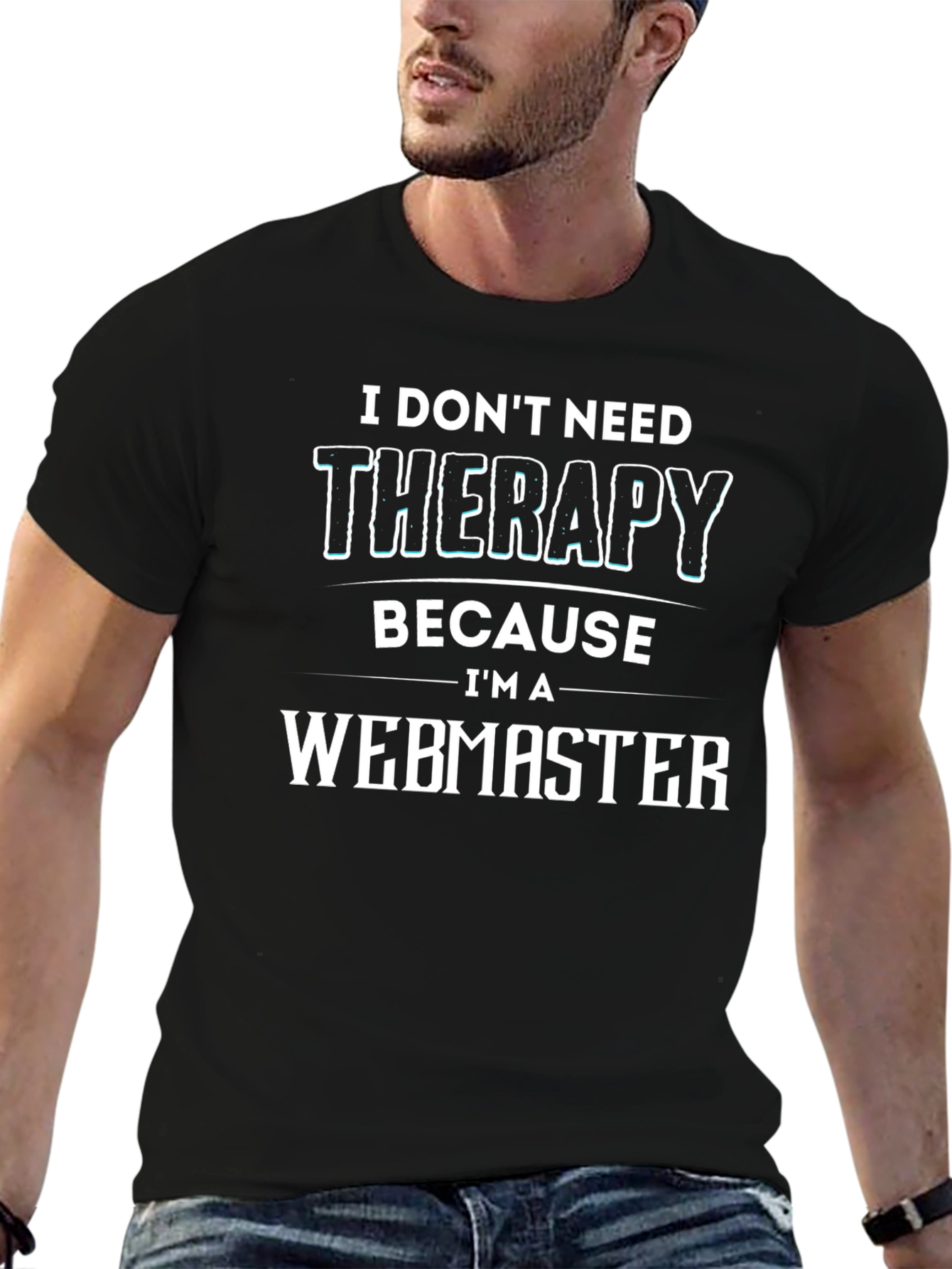 Webmaster Therapy T-Shirt - Funny IT Humor Tee