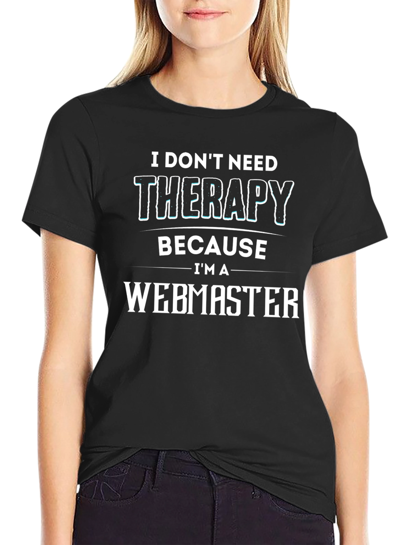 Webmaster Therapy T-Shirt - Funny IT Humor Tee