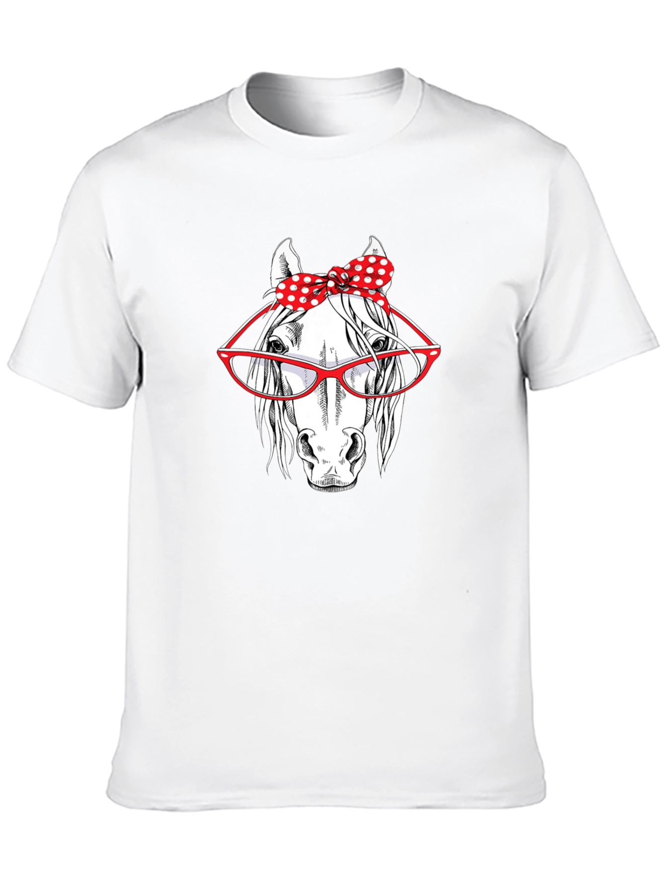 Horse with Glasses Tee