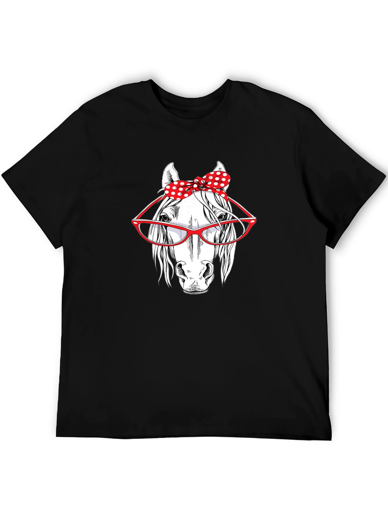 Horse with Glasses Tee