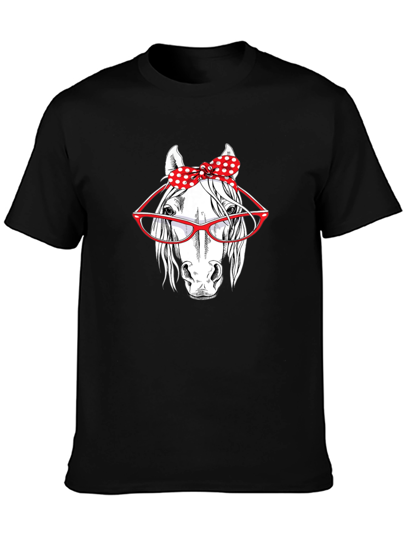 Horse with Glasses Tee
