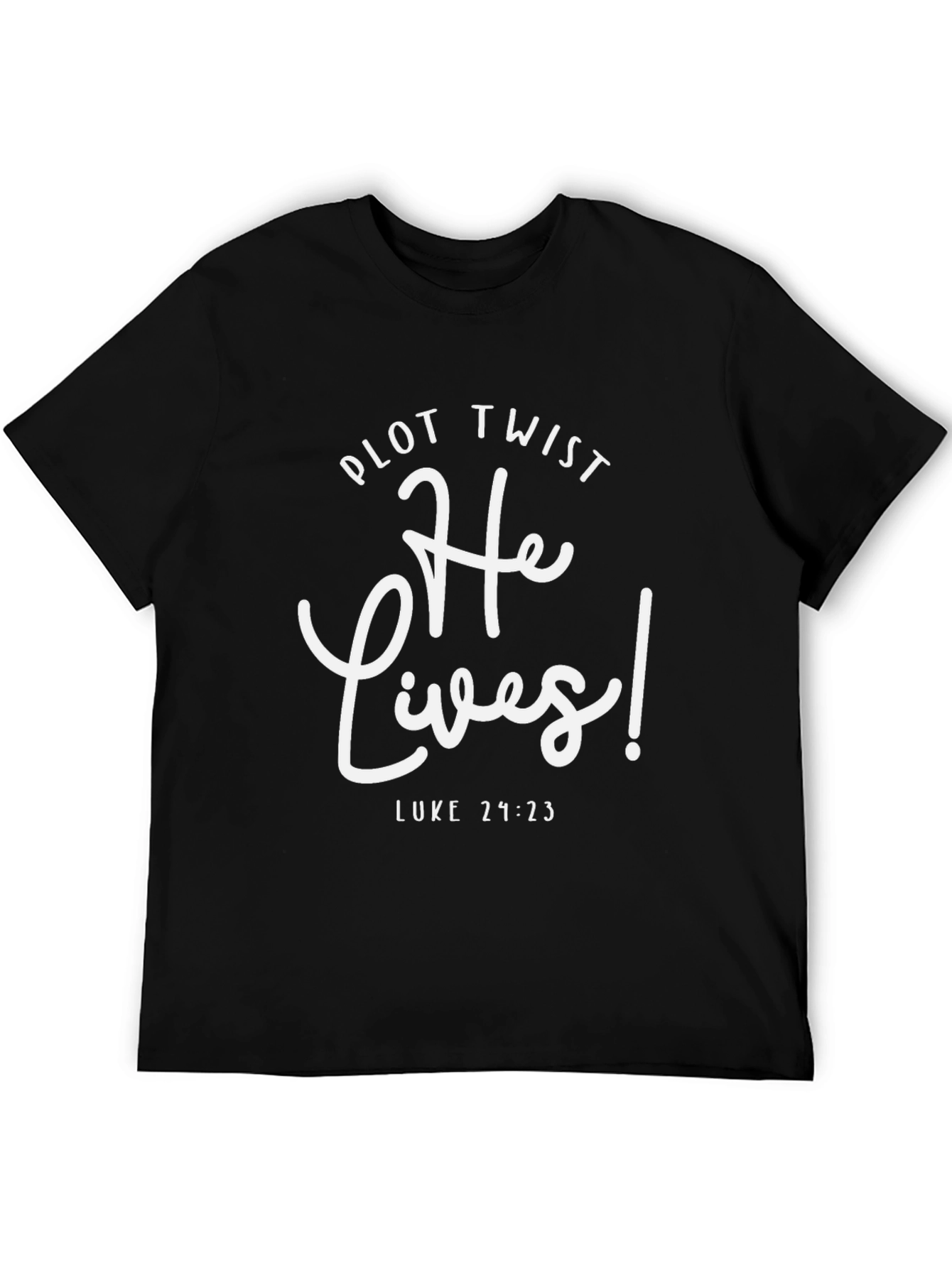 Plot Twist He Lives T-Shirt - Christian Easter Tee