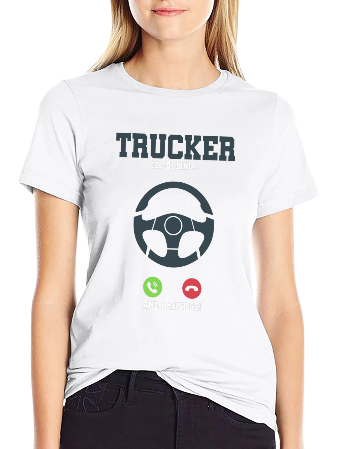 Trucker Calling T-Shirt: Drivers Life Tee