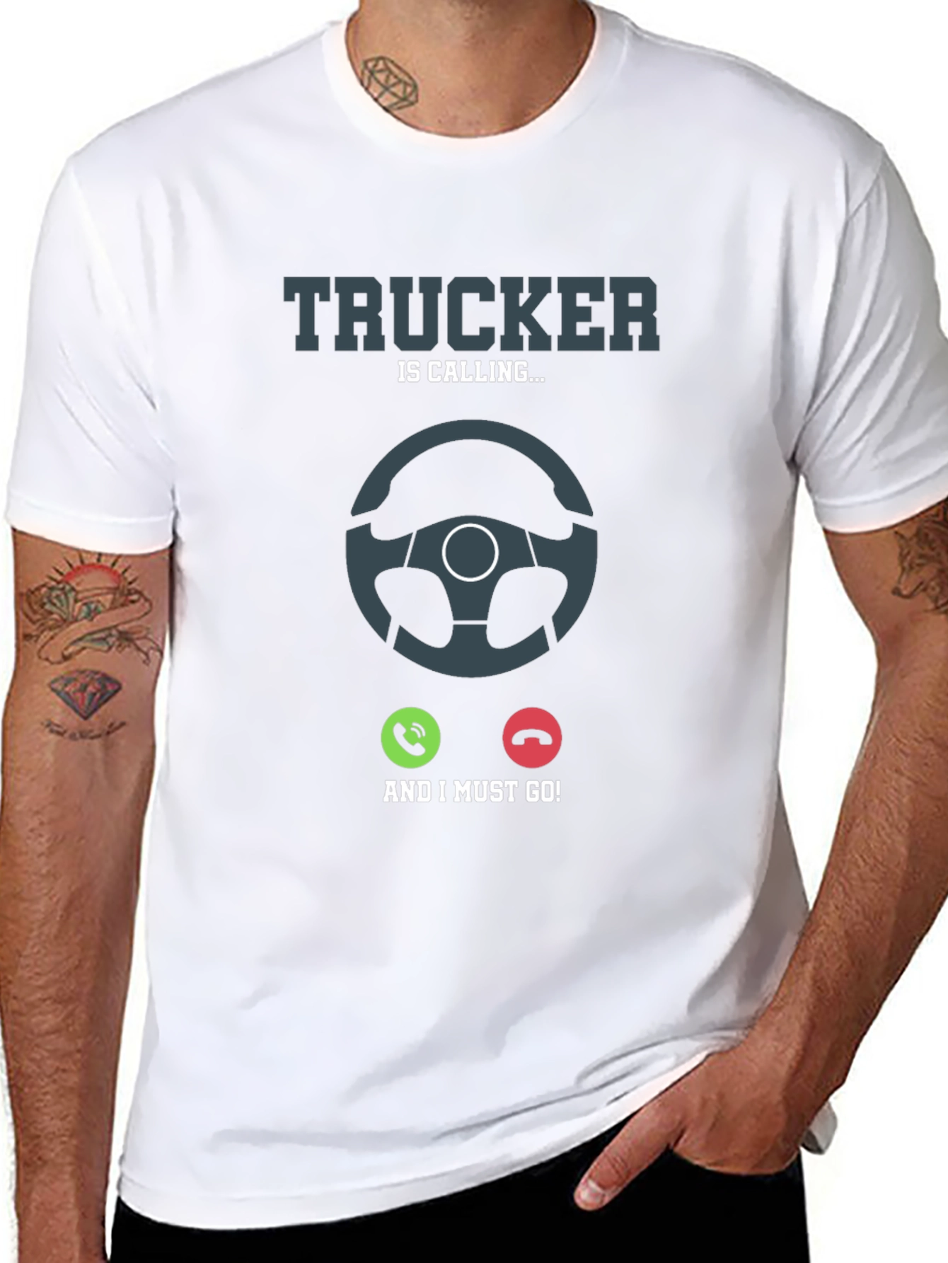 Trucker Calling T-Shirt: Drivers Life Tee