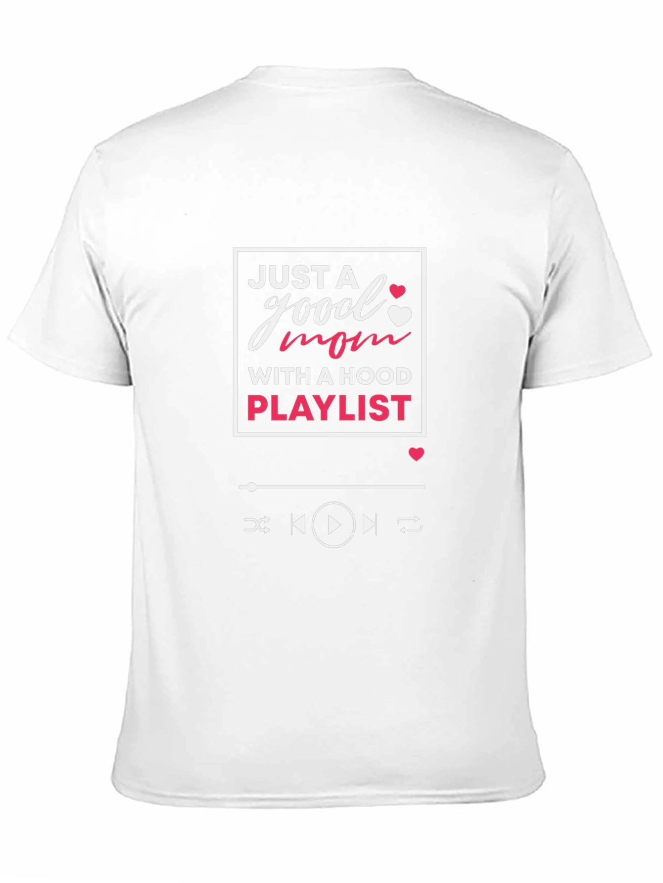 Good Mom With a Hood Playlist T-Shirt