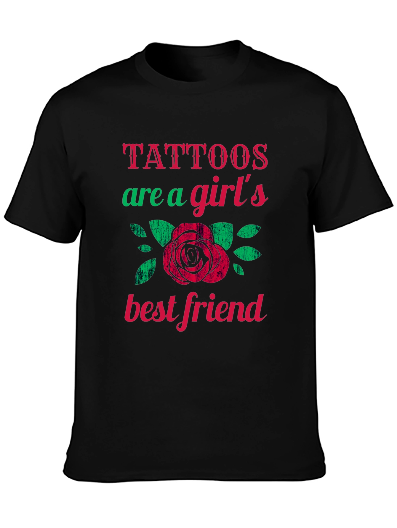 Tattoos Are A Girls Best Friend Graphic Tee