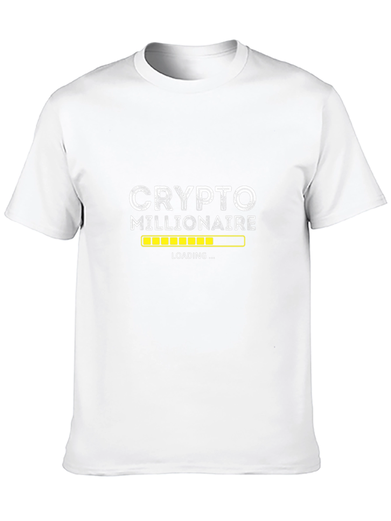 Crypto Millionaire Loading Black T-Shirt