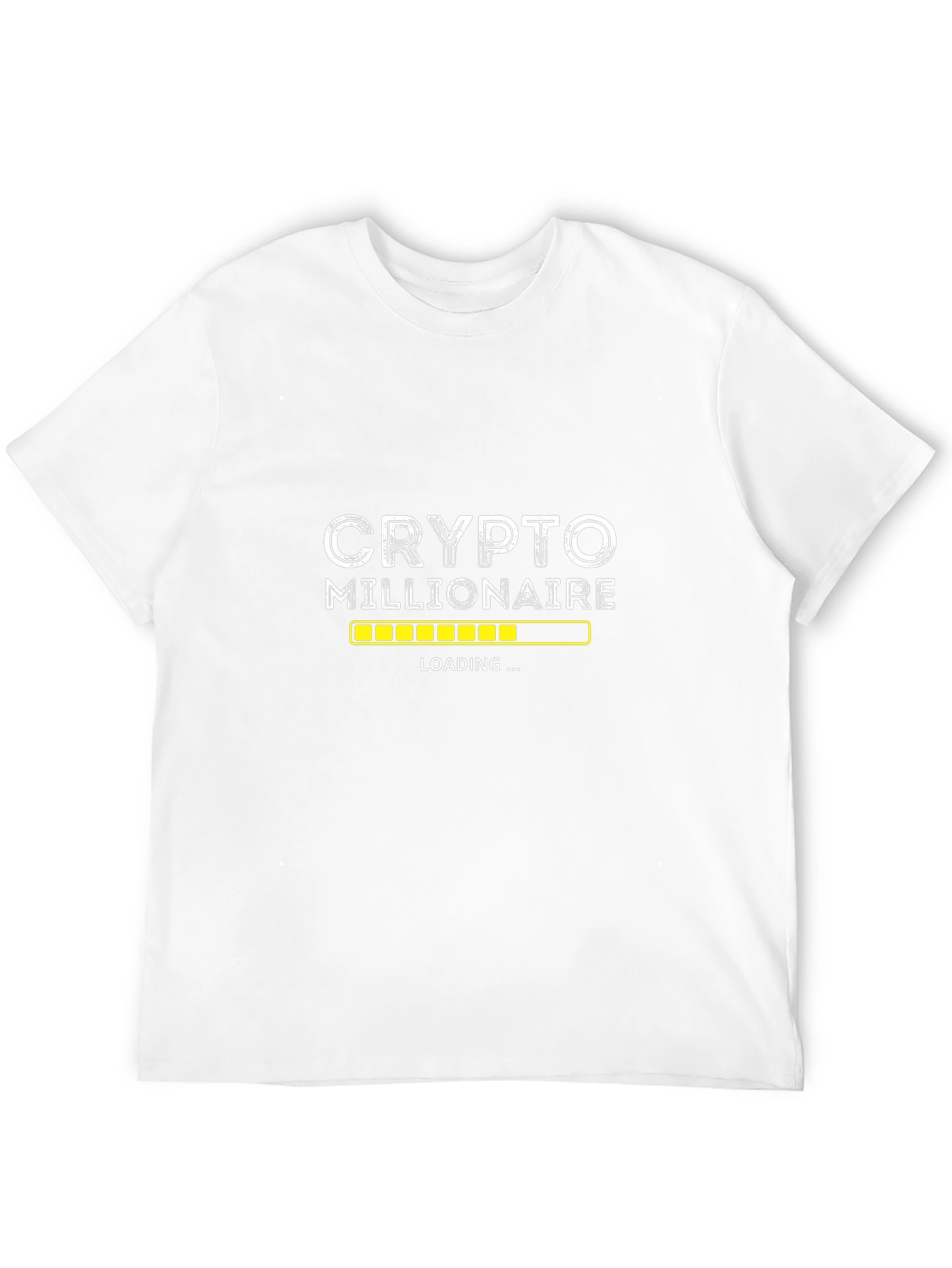 Crypto Millionaire Loading Black T-Shirt